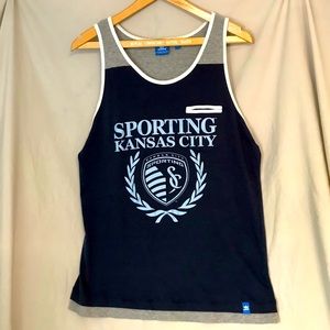 Adidas Sporting Kansas City Tank Top Navy Blue
